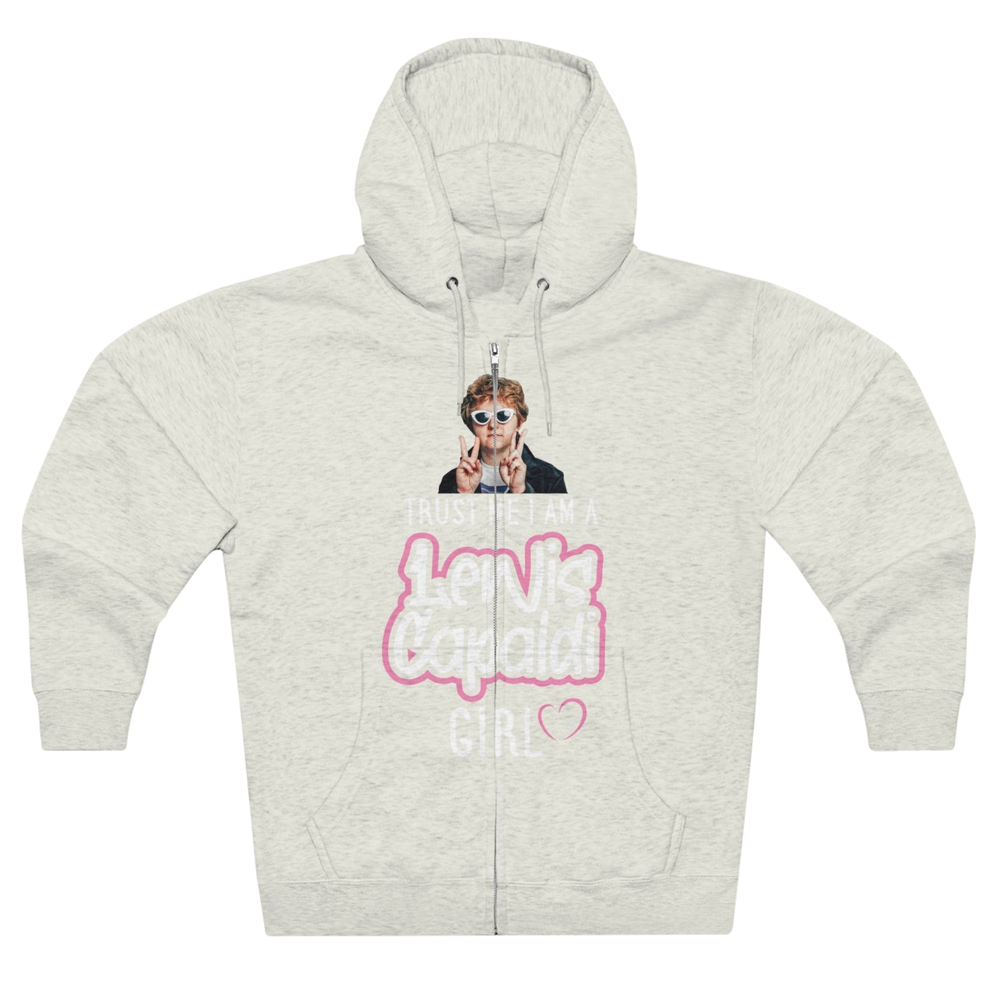 Lewis Capaldi Unisex Zip Hoodie - Trust me I am a Lewis Capaldi Girl