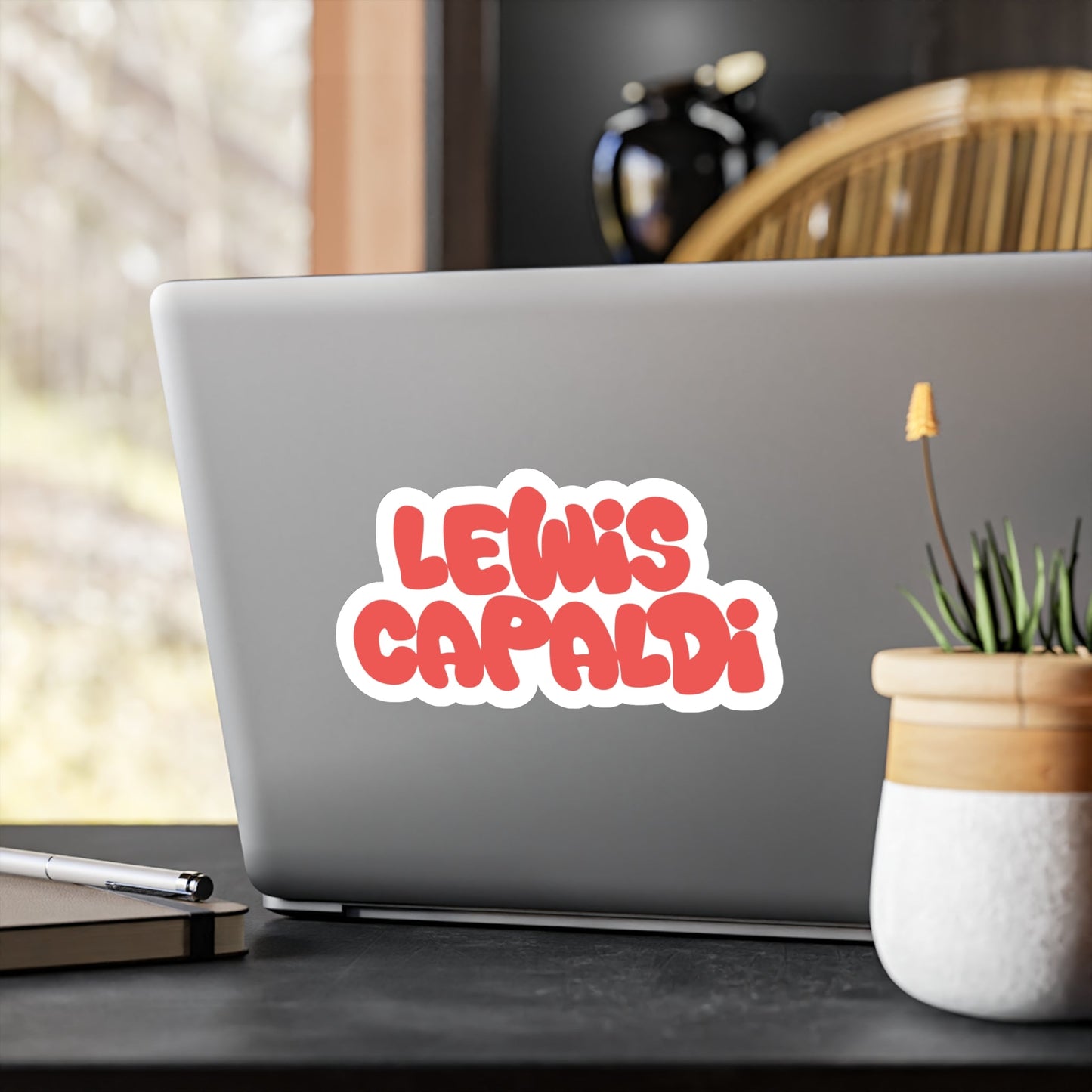 Lewis Capaldi Kiss-Cut Vinyl Stickers - Writing