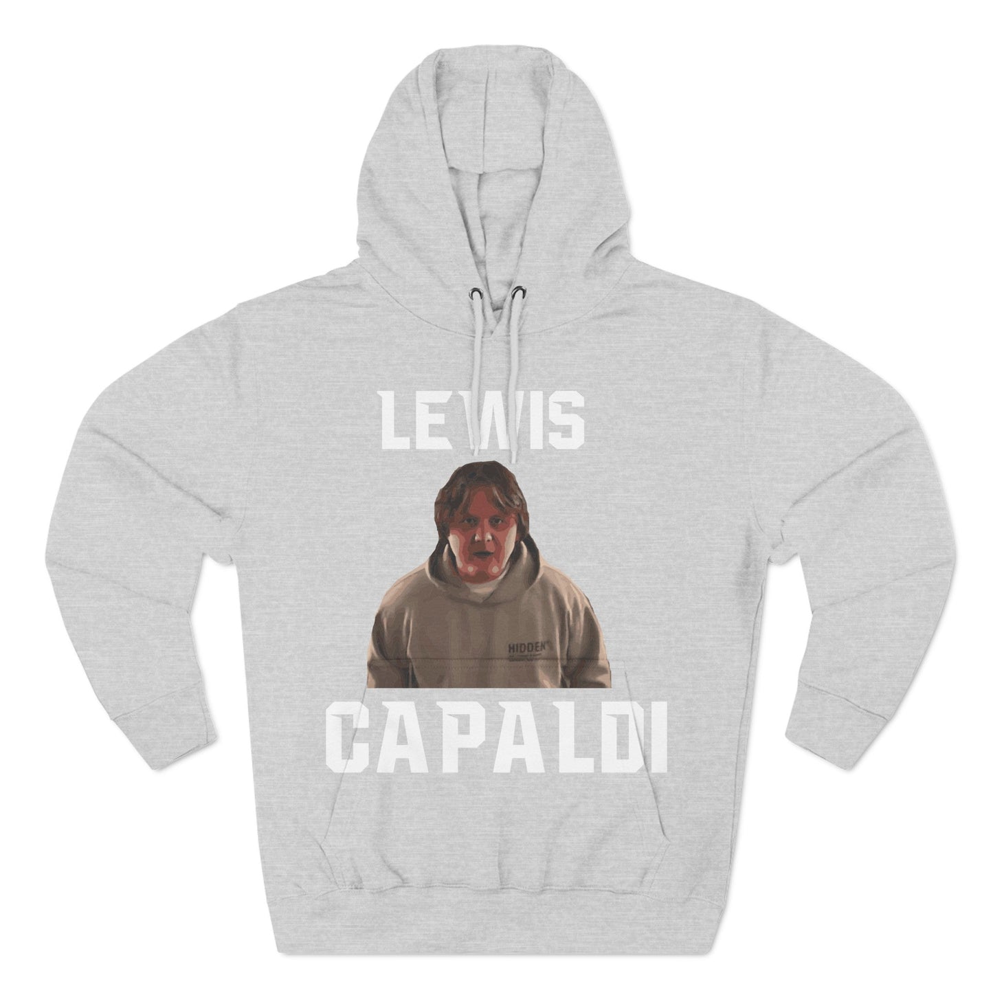 Lewis Capaldi Three-Panel Fleece Hoodie - Graphic