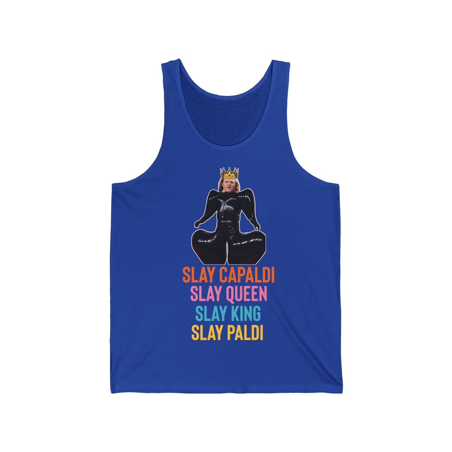 Lewis Capaldi Unisex Jersey Tank Top - Slay Capaldi