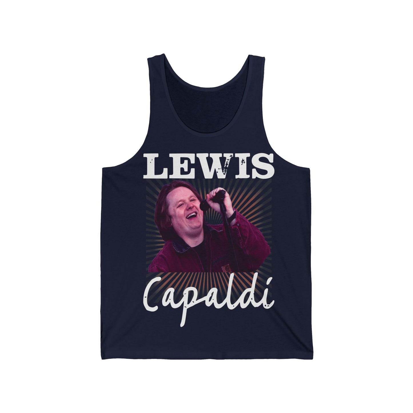 Lewis Capaldi Unisex Jersey Tank Top