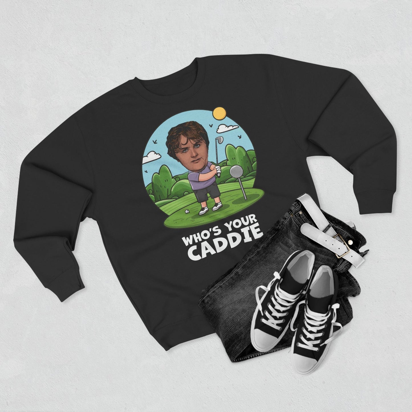 Lewis Capaldi Unisex Crewneck Sweatshirt - Golfing