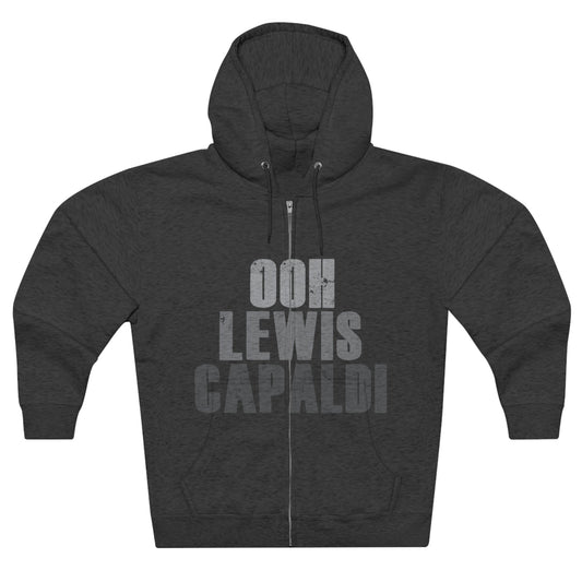 Lewis Capaldi Unisex Zip Hoodie - Ooh Lewis Capaldi