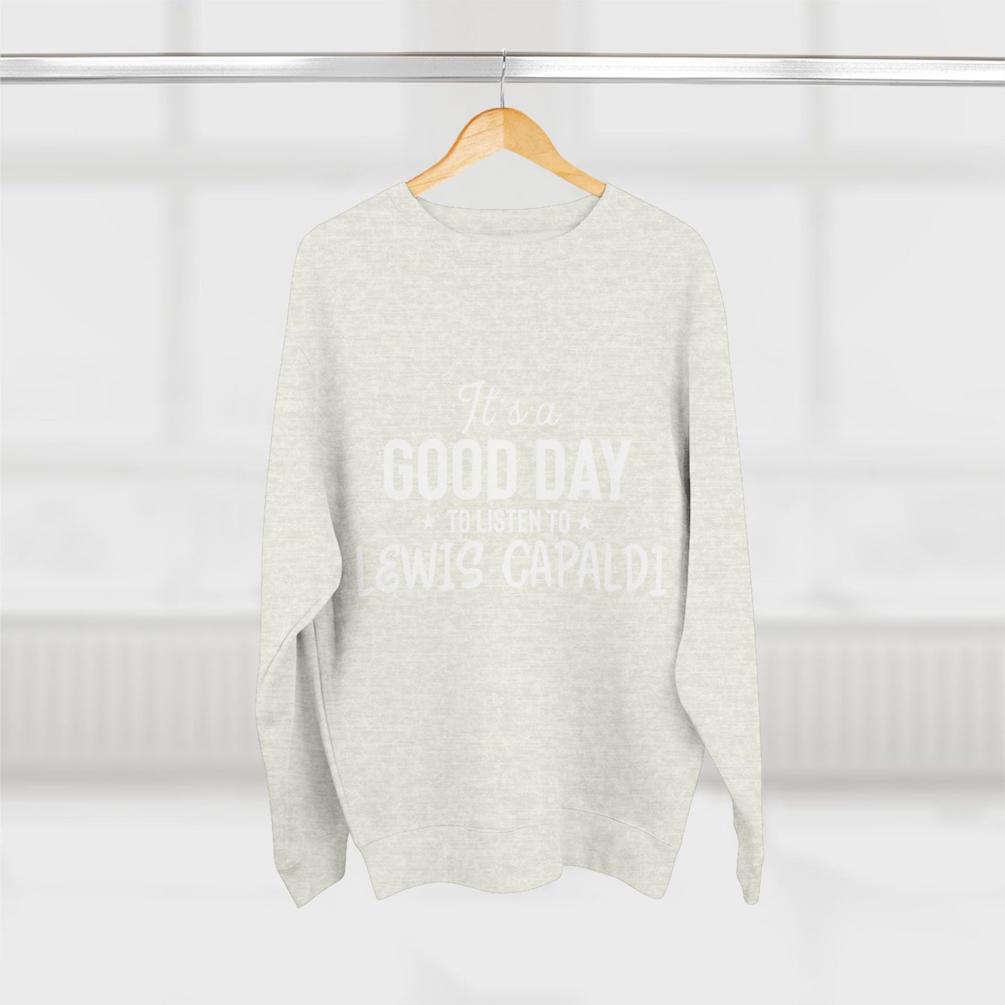 Lewis Capaldi Unisex Crewneck Sweatshirt - It's a good day to listen to Lewis Capaldi