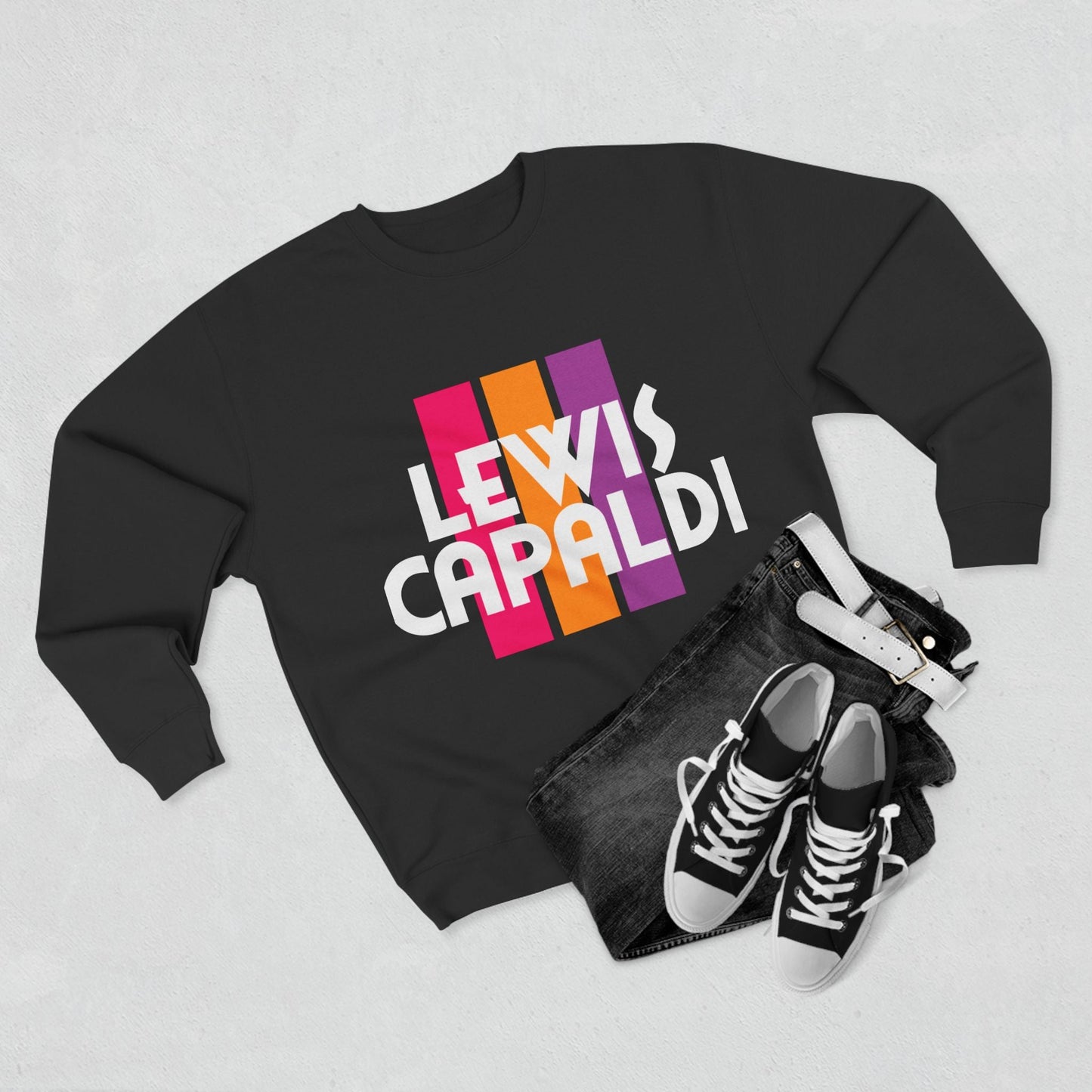 Lewis Capaldi Unisex Crewneck Sweatshirt - Writing