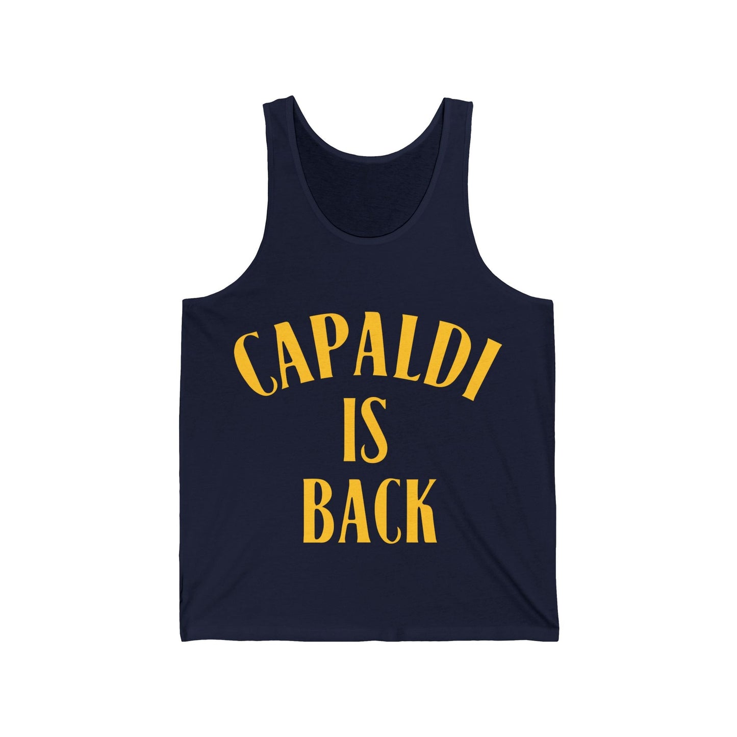 Lewis Capaldi Unisex Jersey Tank Top - Capaldi is back