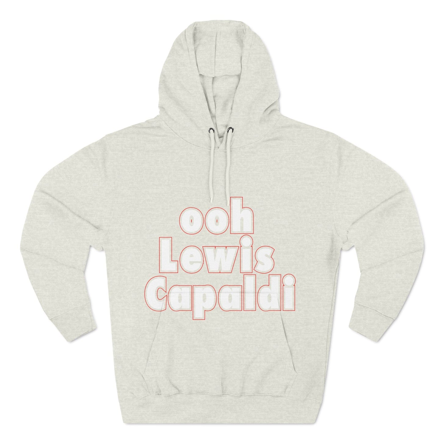 Lewis Capaldi Three-Panel Fleece Hoodie - Ooh Lewis Capaldi