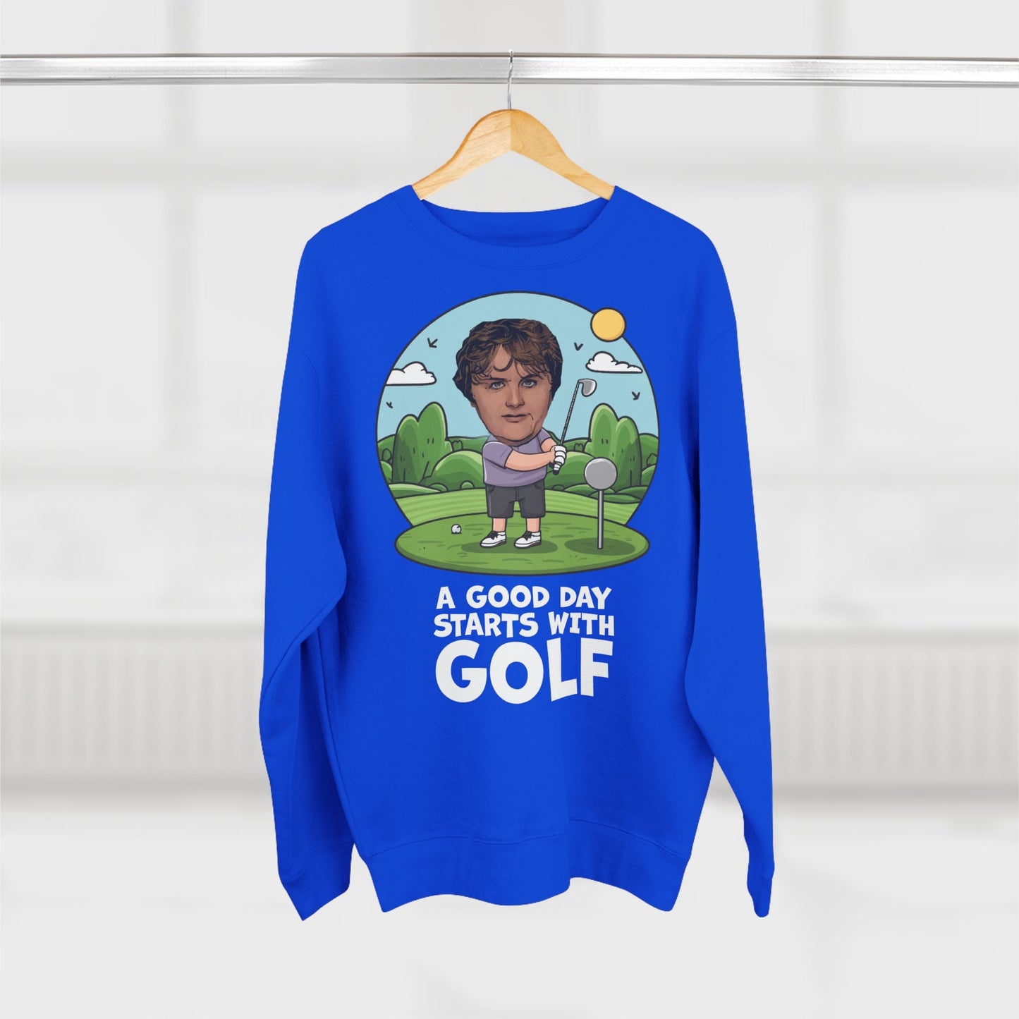 Lewis Capaldi Unisex Crewneck Sweatshirt - Golfing