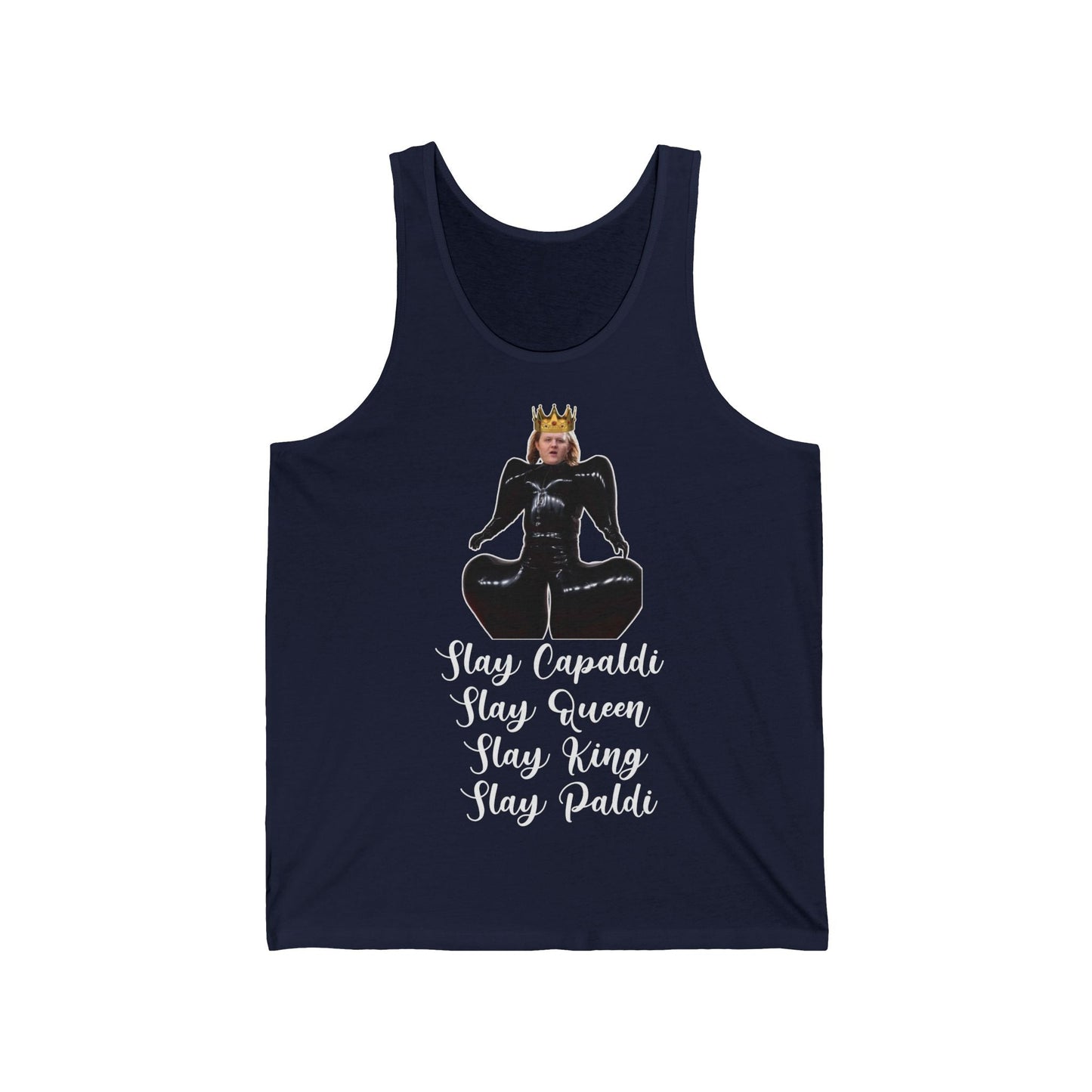 Lewis Capaldi Unisex Jersey Tank Top  - Slay Capaldi