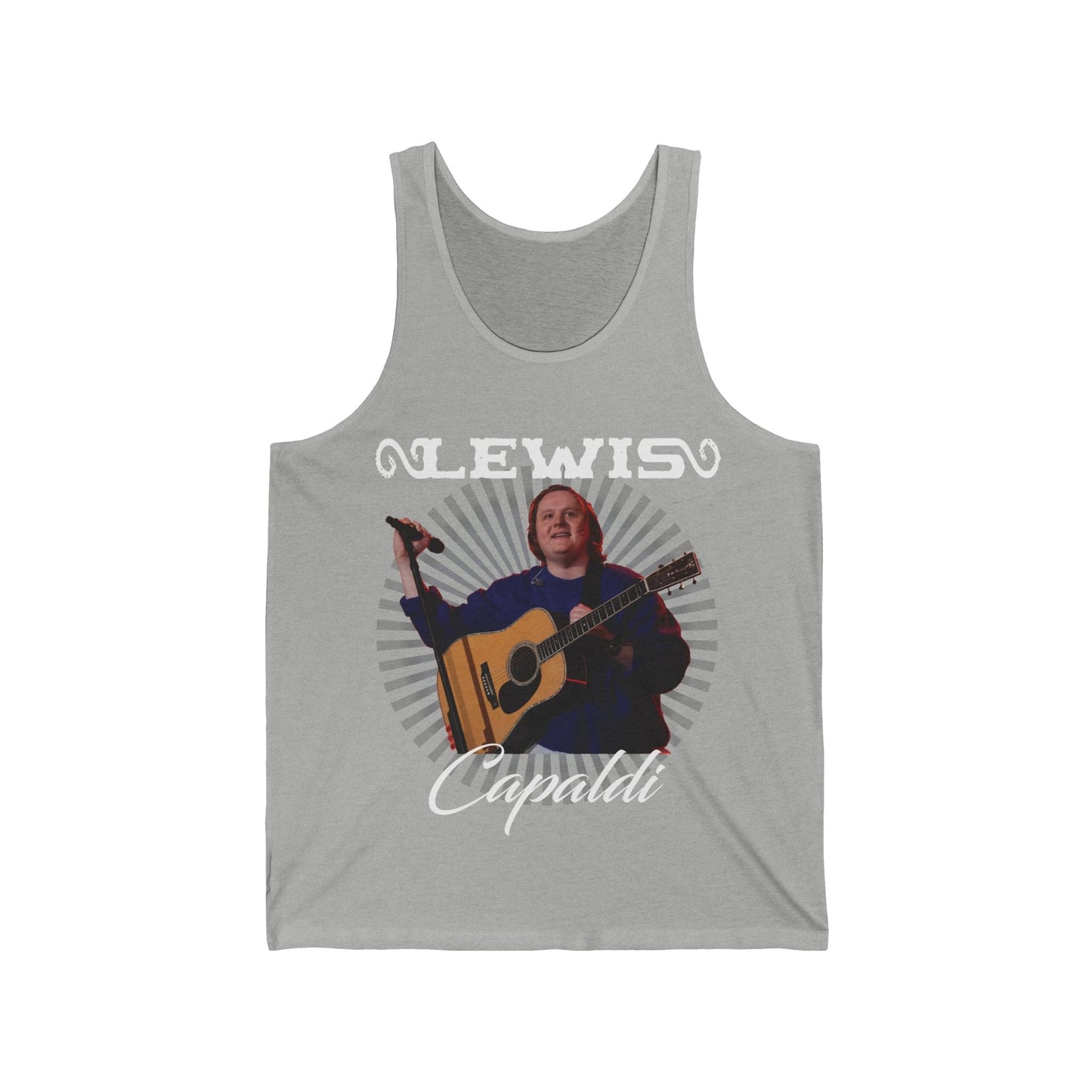 Lewis Capaldi Unisex Jersey Tank Top - Graphic