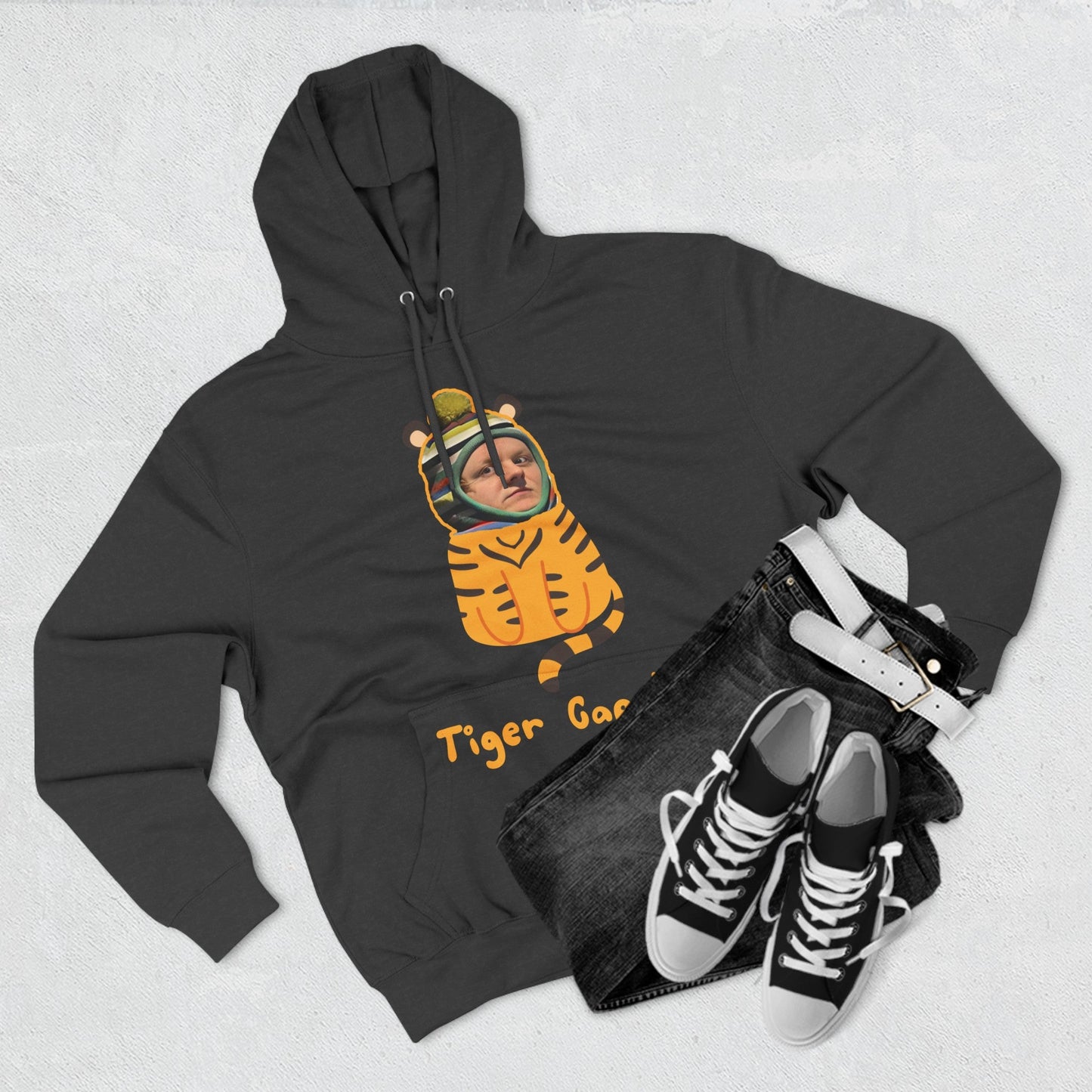 Lewis Capaldi Three-Panel Fleece Hoodie - Tiger Capaldi