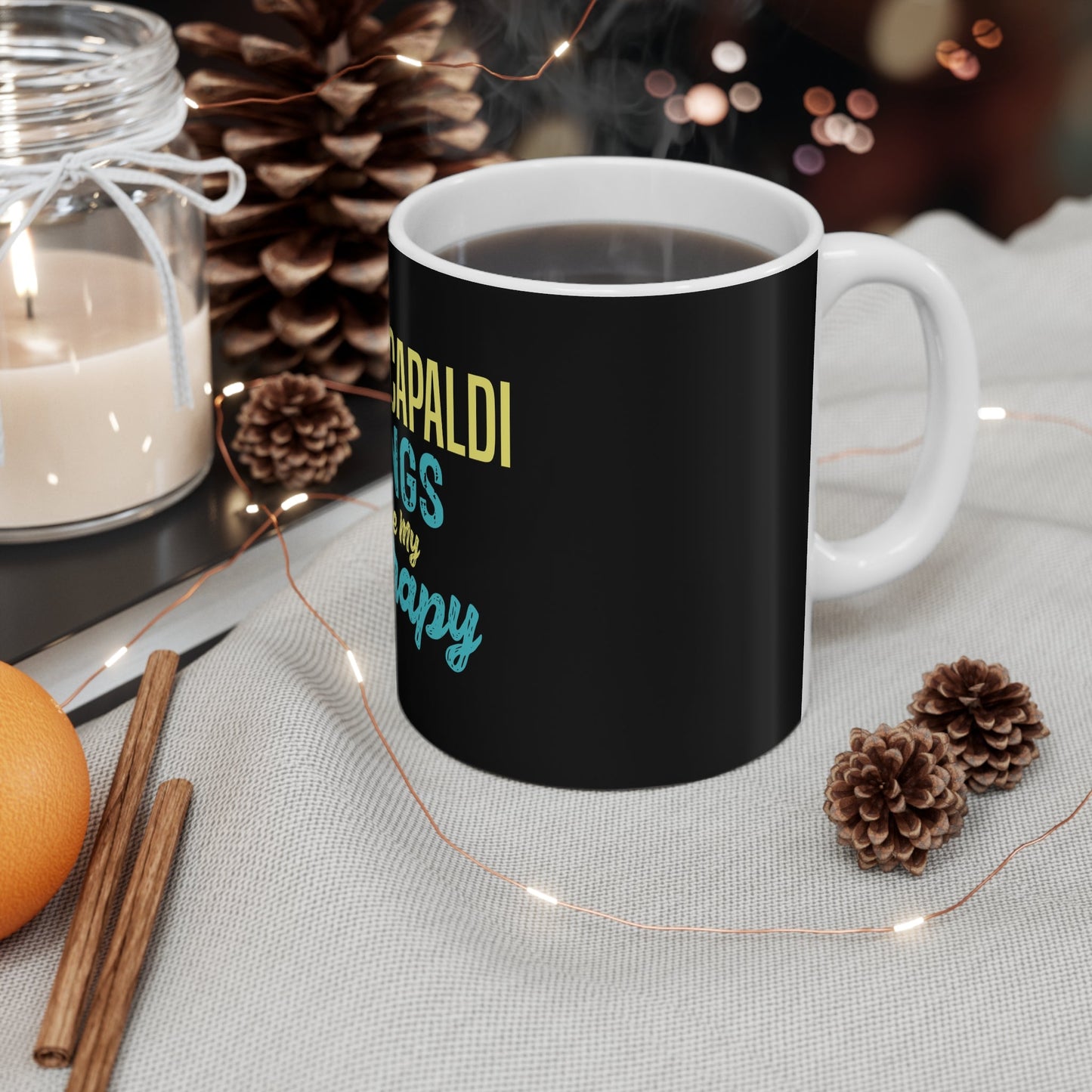 Lewis Capaldi Mug - Lewis Capaldi music is my therapy