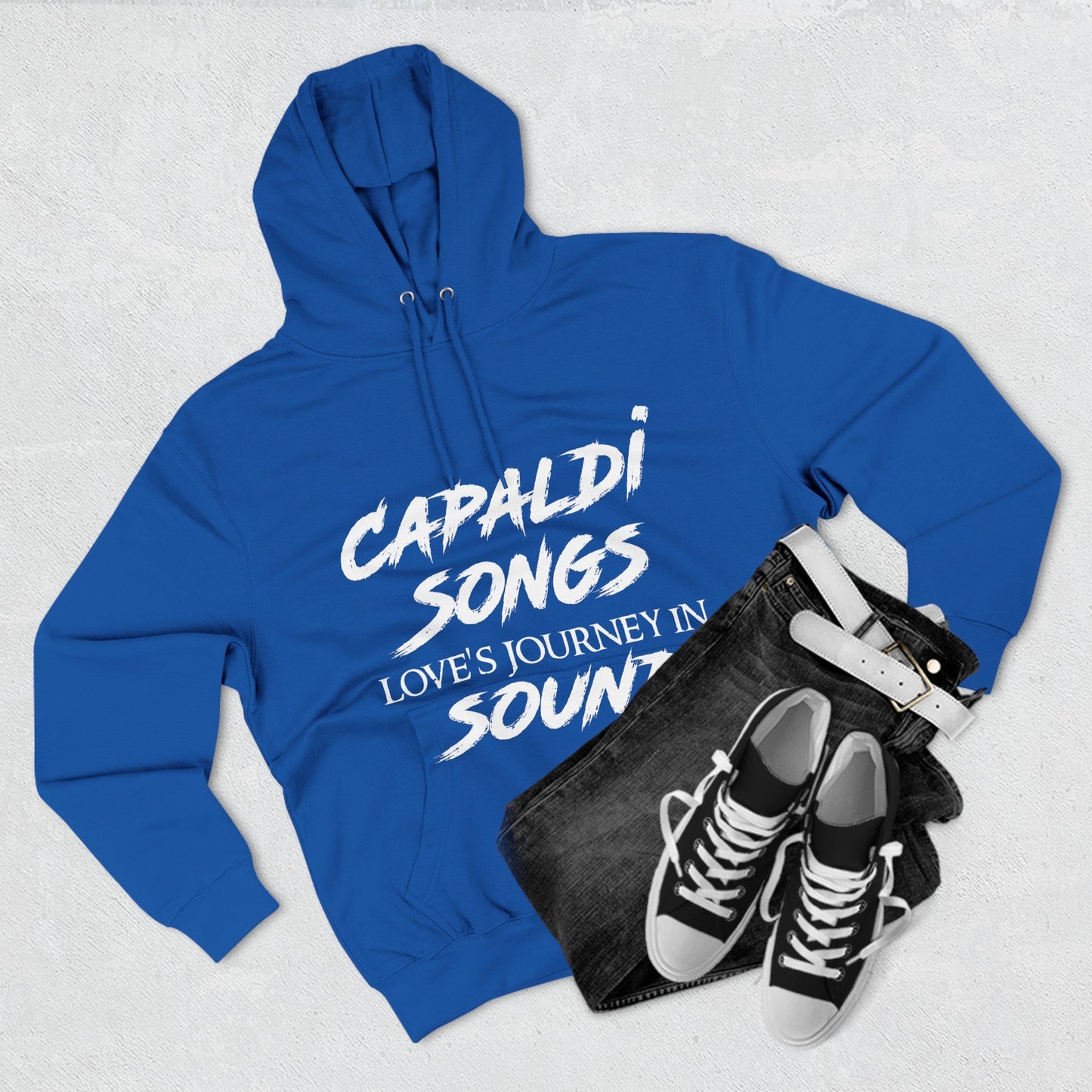 Lewis Capaldi Three-Panel Fleece Hoodie - Capaldi Songs