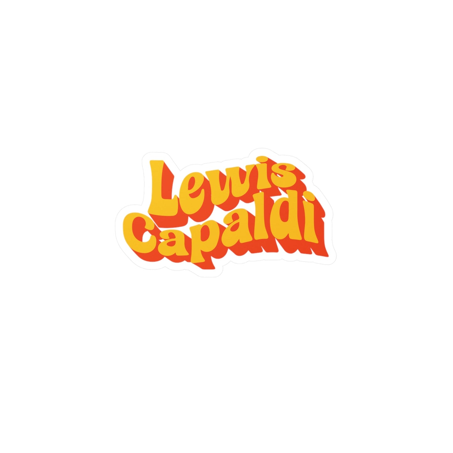 Lewis Capaldi Kiss-Cut Vinyl - Writing