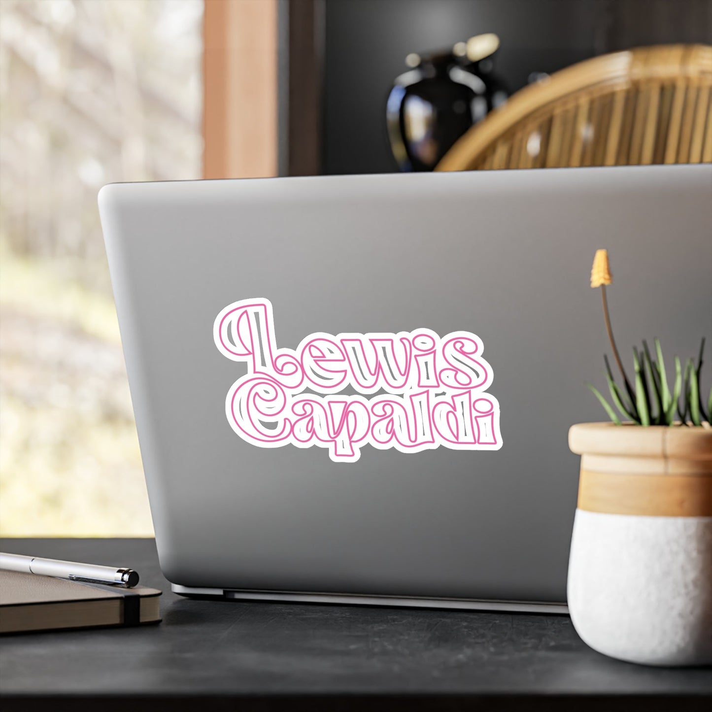 Lewis Capaldi Kiss-Cut Vinyl Stickers - Writing