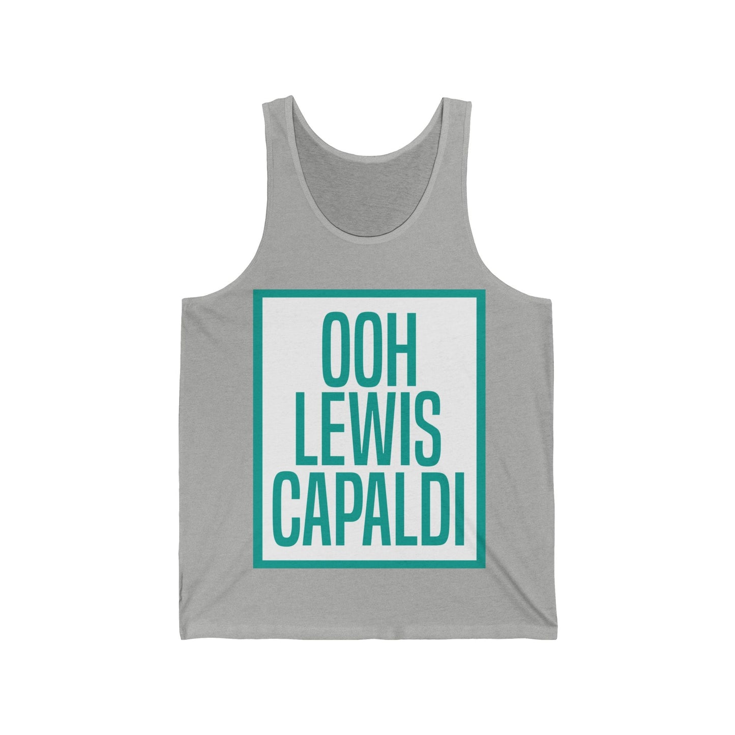 Lewis Capaldi Unisex Jersey Tank Top - Ooh Lewis Capaldi