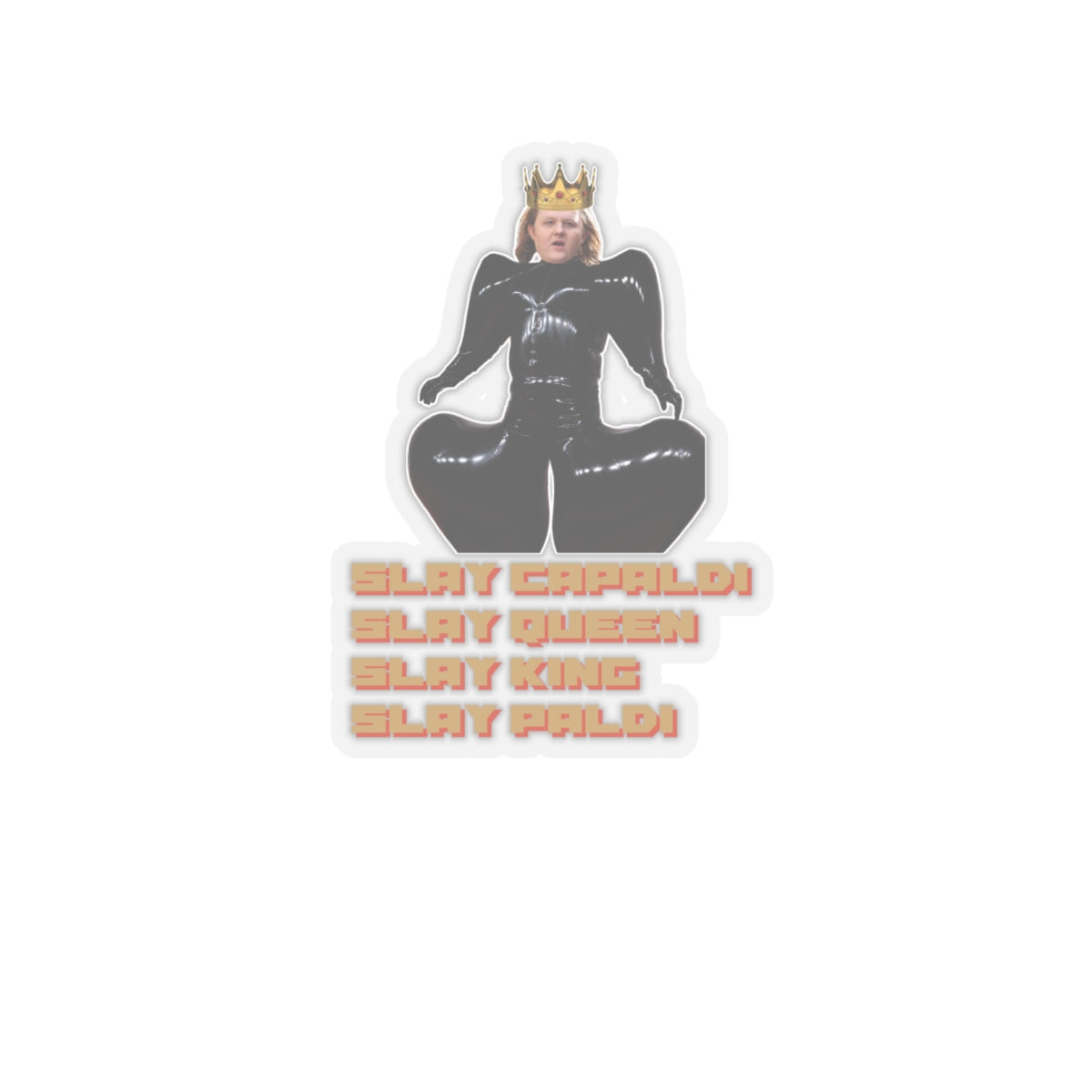 Lewis Capaldi Kiss-Cut Stickers - Slay Capaldi