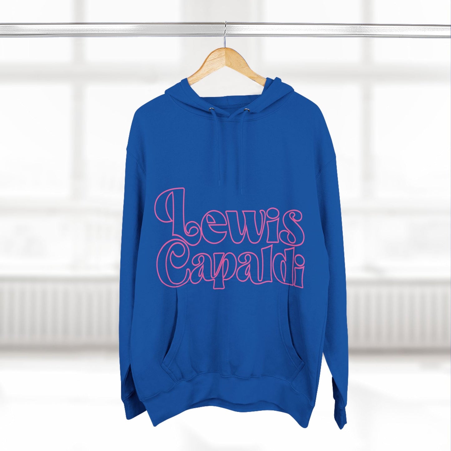 Lewis Capaldi Three-Panel Fleece Hoodie - Writing