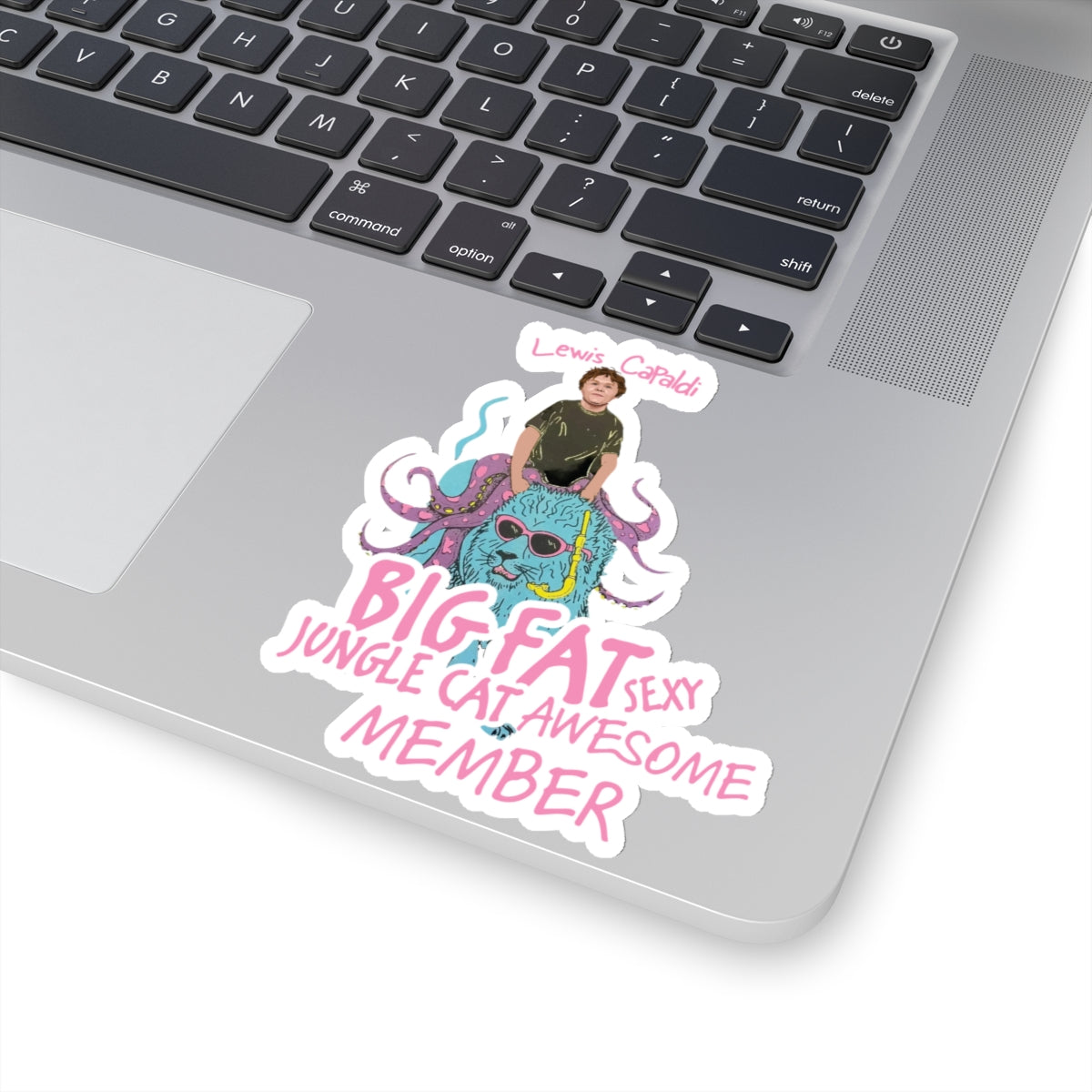 Lewis Capaldi Kiss-Cut Stickers - Big Fat Sexy Jungle Cats