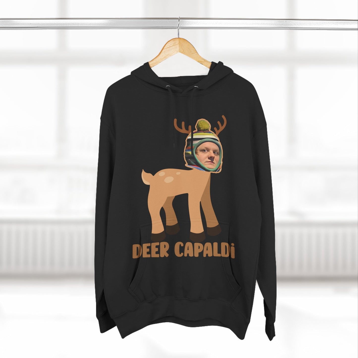 Lewis Capaldi Three-Panel Fleece Hoodie - Deer Capaldi