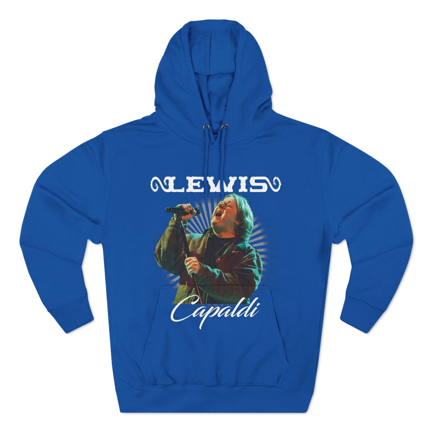 Lewis Capaldi Three-Panel Fleece Hoodie - Graphic