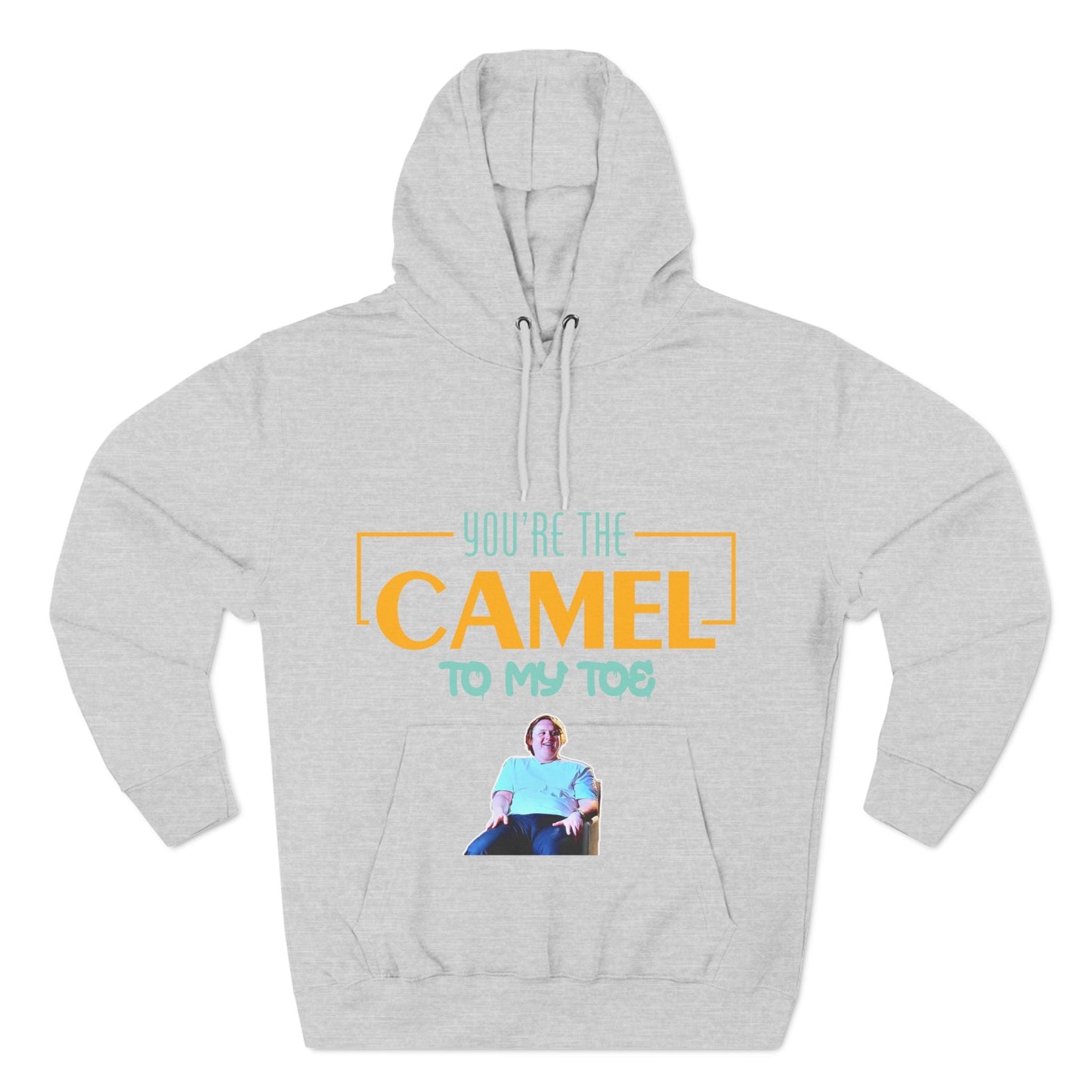 Lewis Capaldi Three-Panel Fleece Hoodie - You're the camel to my toe