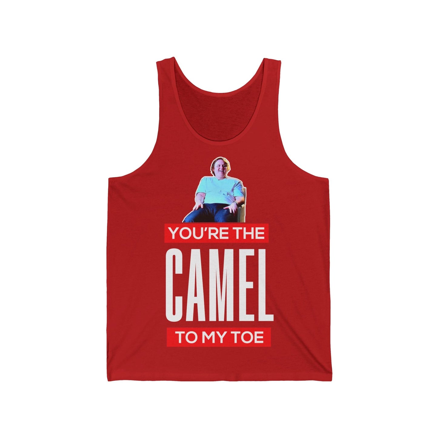 Lewis Capaldi Unisex Jersey Tank Top - You're the camel to my toe