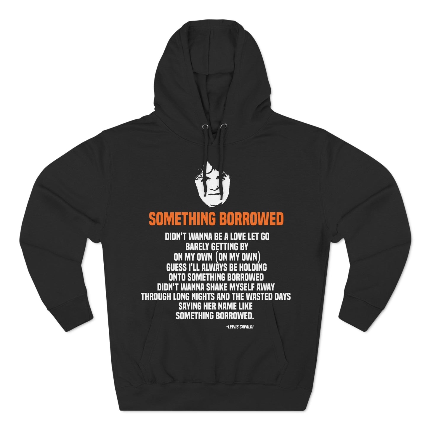 Lewis Capaldi Three-Panel Fleece Hoodie - Something Borrowed