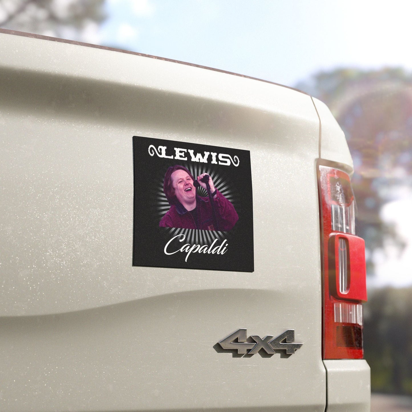 Lewis Capaldi Car Magnet - Graphic