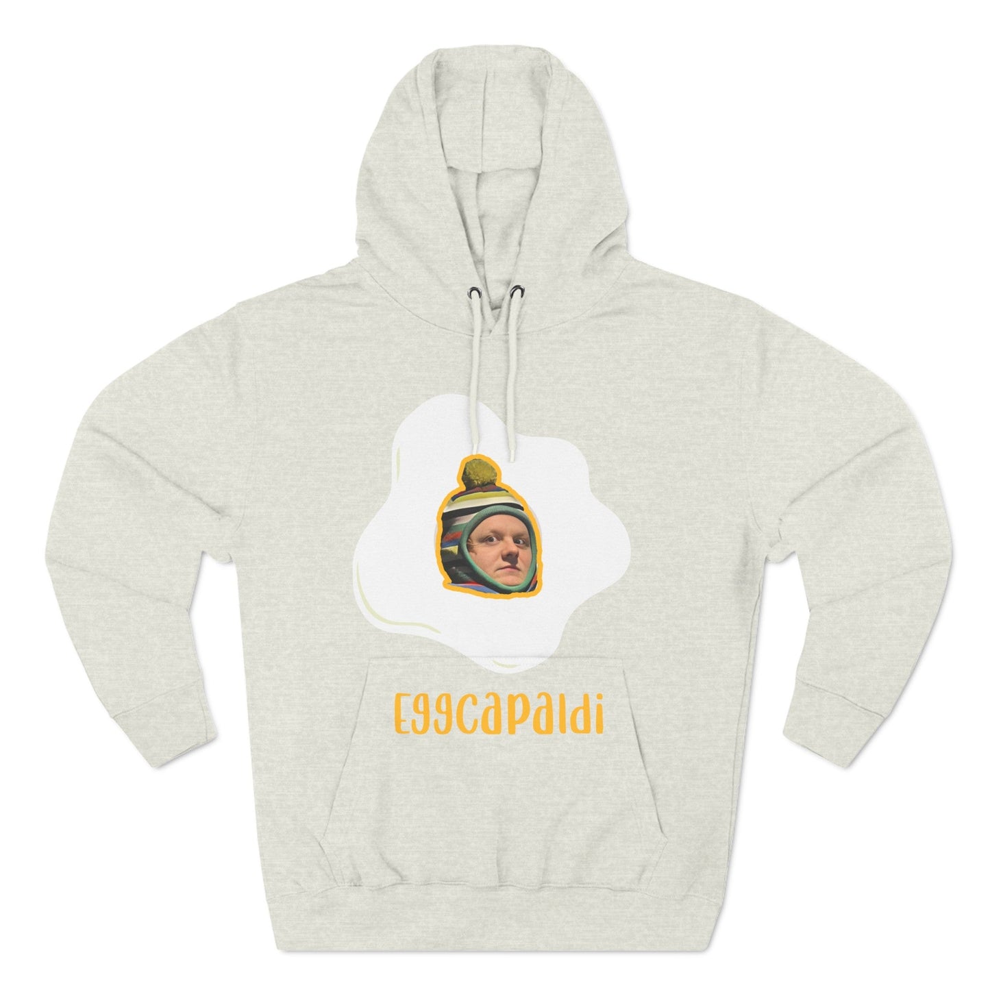 Lewis Capaldi Three-Panel Fleece Hoodie - Egg Capaldi