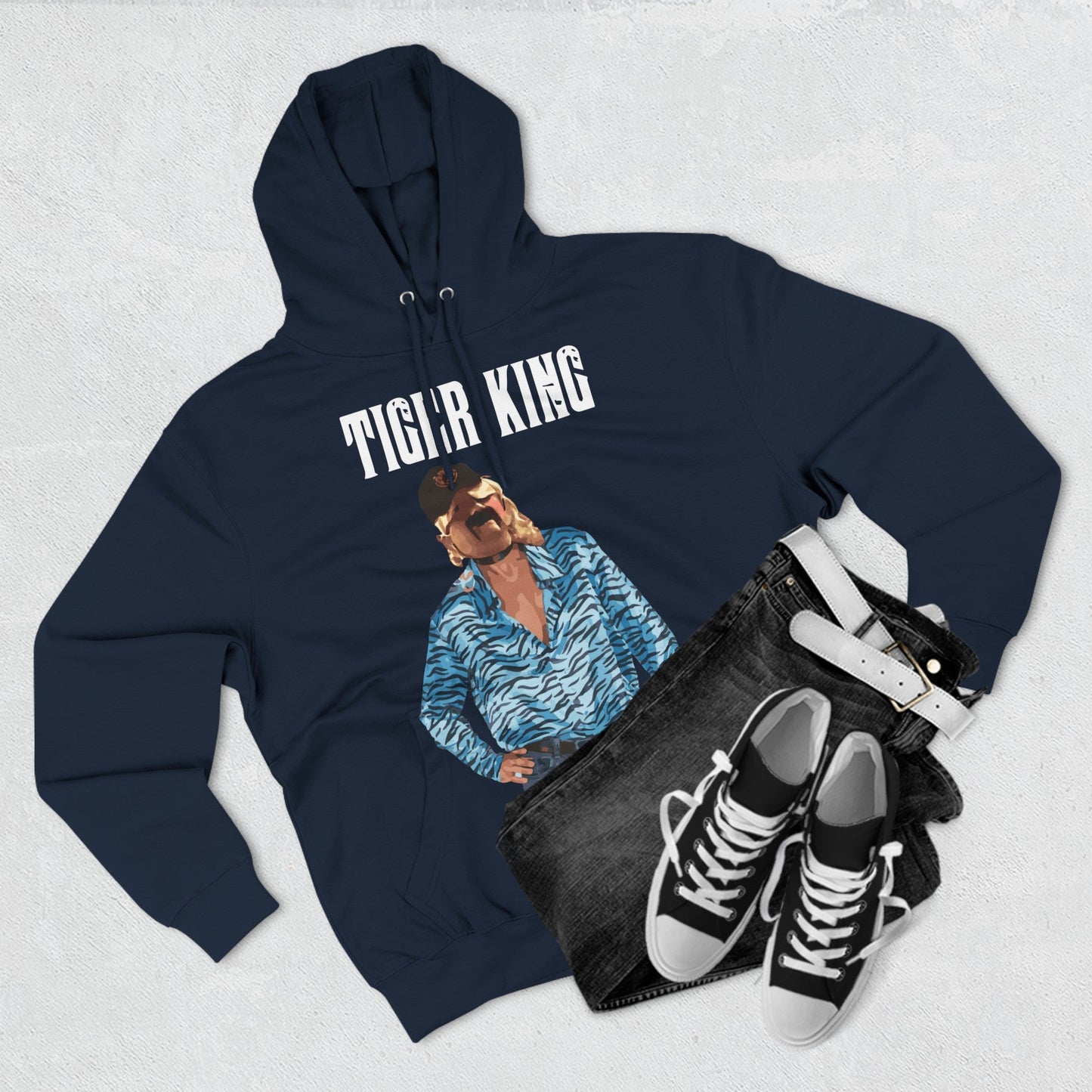 Lewis Capaldi Three-Panel Fleece Hoodie - Tiger King