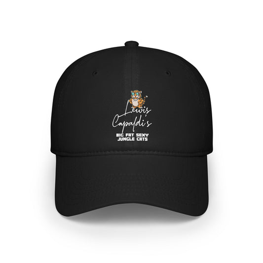 Lewis Capaldi Low Profile Baseball Hat - Big Fat Sexy Jungle Cats