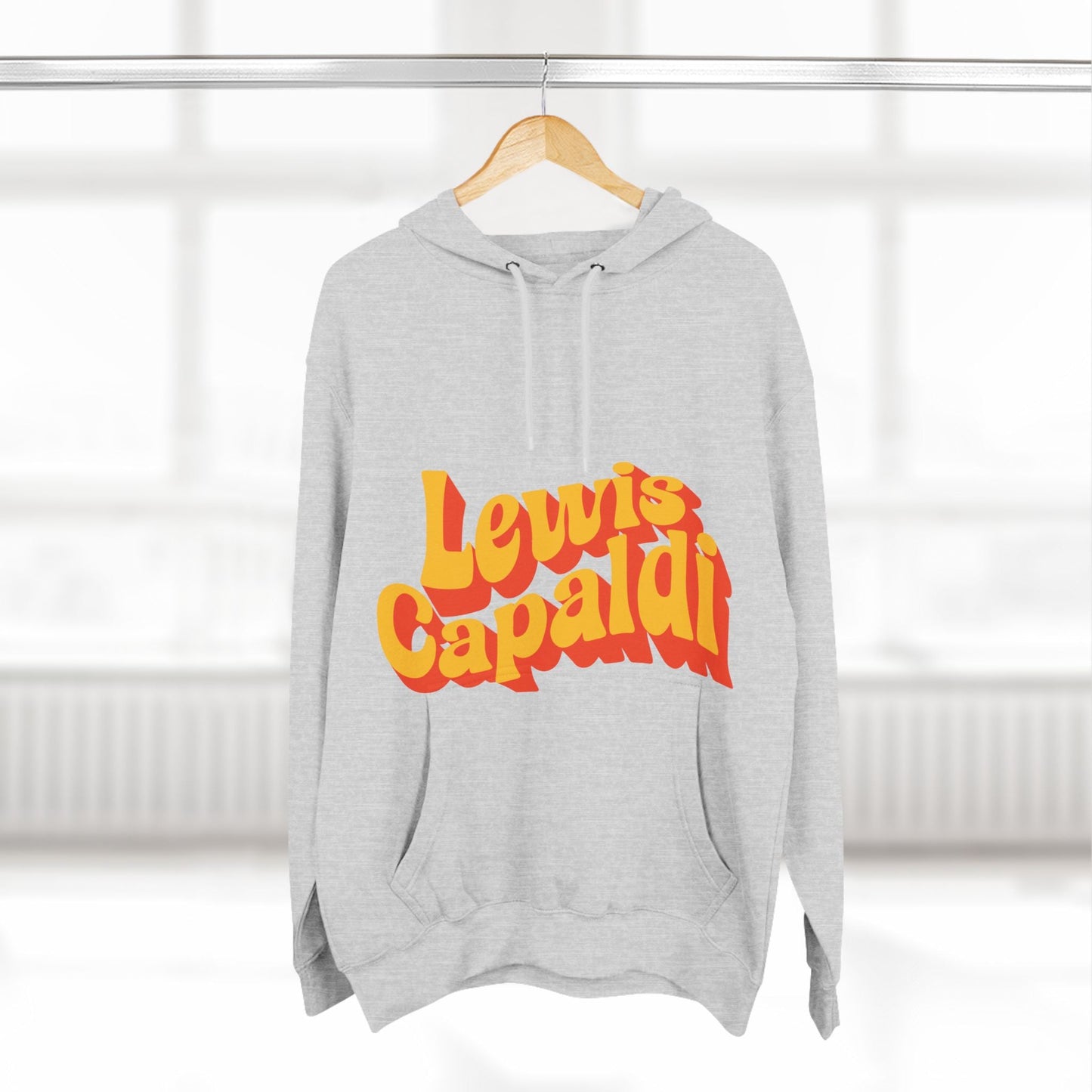 Lewis Capaldi Three-Panel Fleece Hoodie - Writing