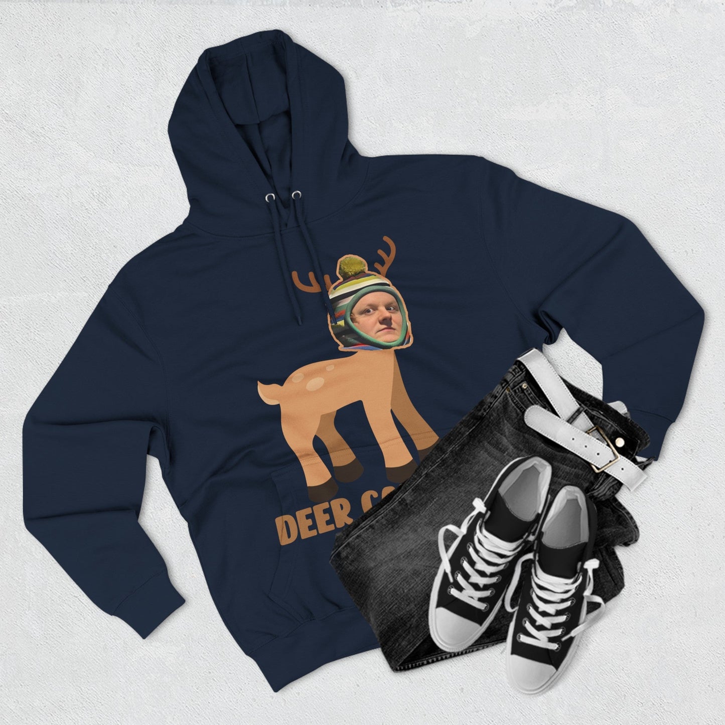 Lewis Capaldi Three-Panel Fleece Hoodie - Deer Capaldi