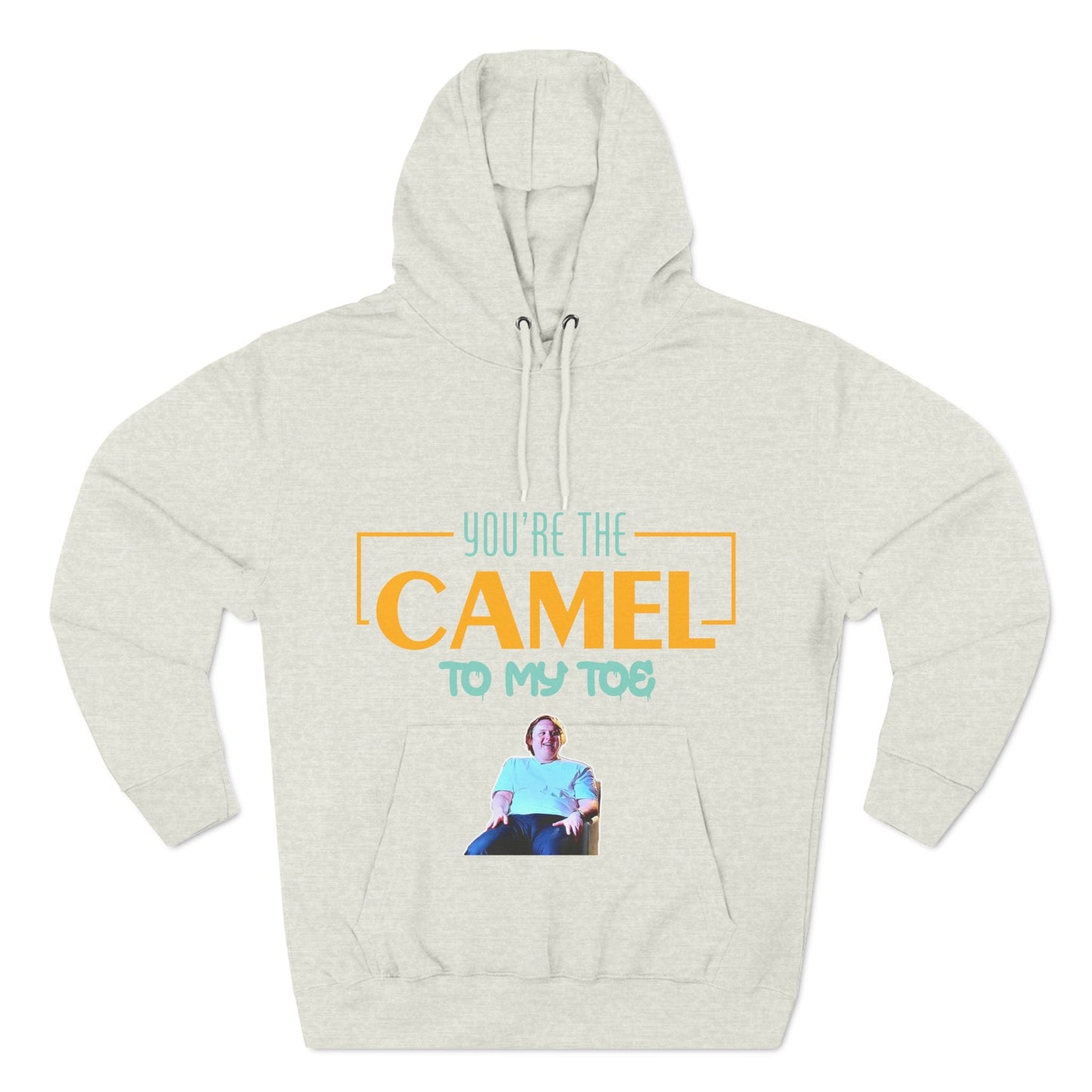 Lewis Capaldi Three-Panel Fleece Hoodie - You're the camel to my toe