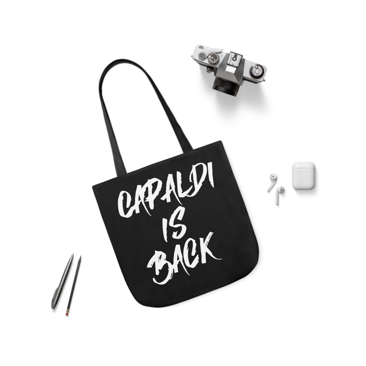 Lewis Capaldi Canvas Tote Bag - Capaldi is  back