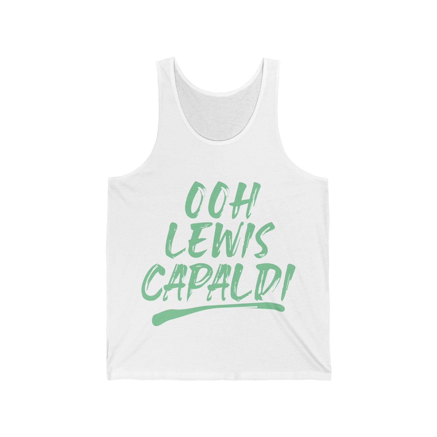 Lewis Capaldi Unisex Jersey Tank Top - Ooh Lewis Capaldi