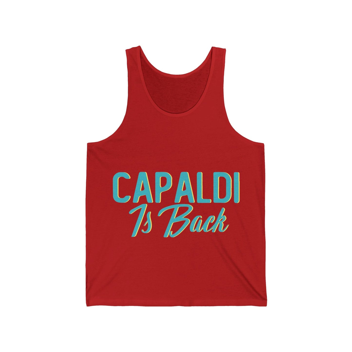 Lewis Capaldi Unisex Jersey Tank Top - Capaldi is back