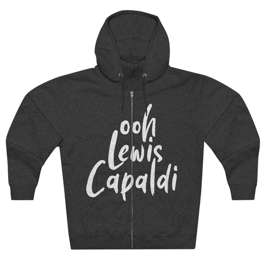 Lewis Capaldi Unisex Zip Hoodie - Ooh Lewis Capaldi