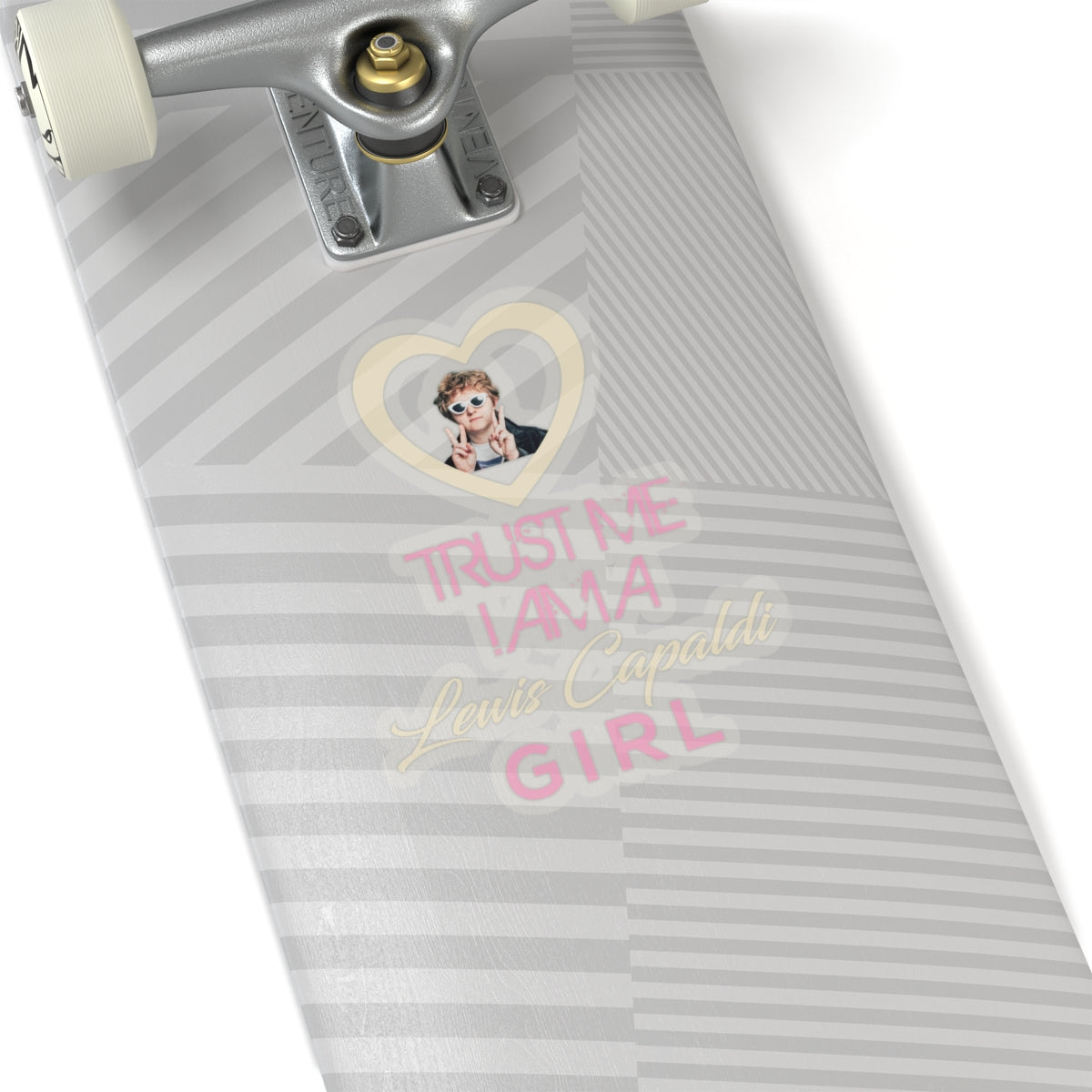 Lewis Capaldi Kiss-Cut Stickers - Trust me I am a Lewis Capaldi girl