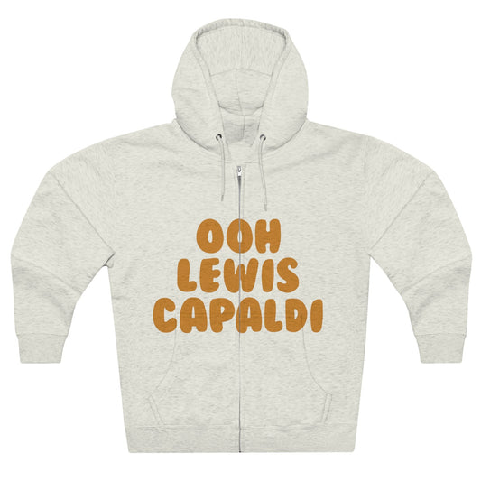 Lewis Capaldi Unisex Zip Hoodie - Ooh Lewis Capaldi