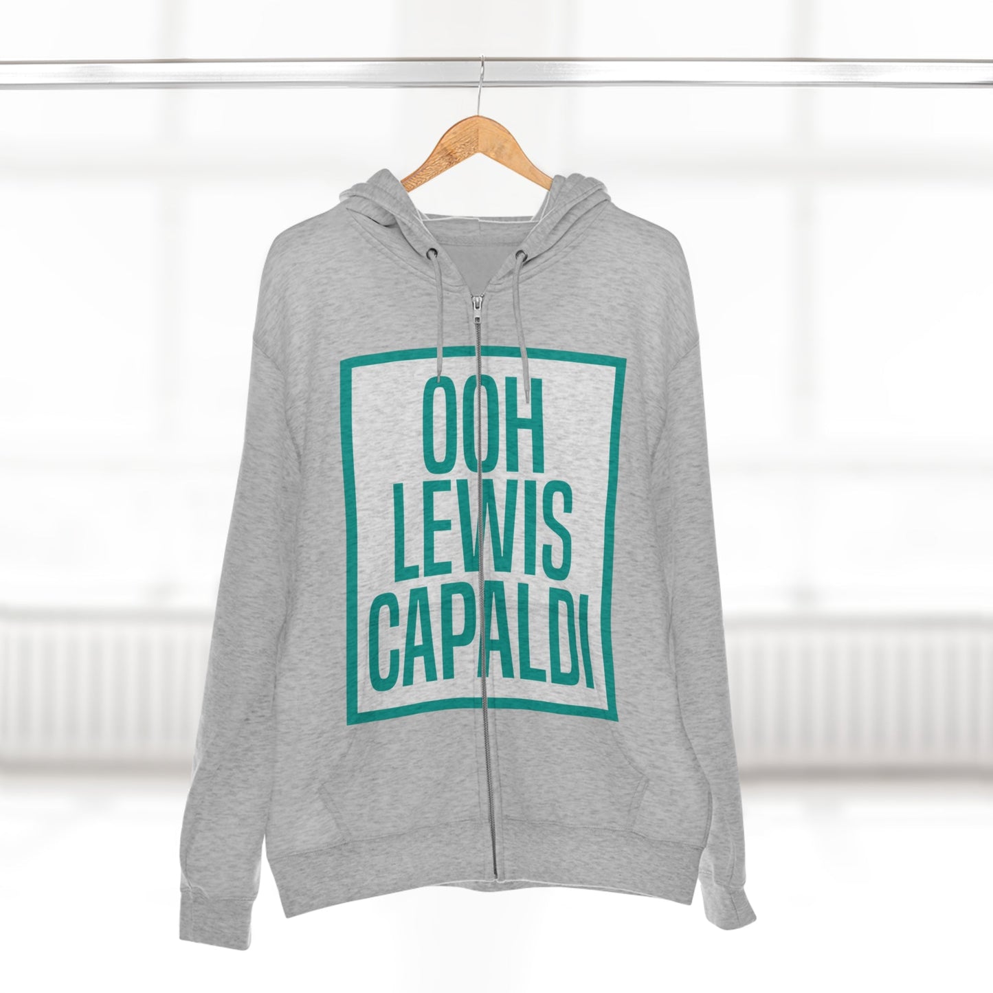 Lewis Capaldi Unisex Zip Hoodie - Ooh Lewis Capaldi