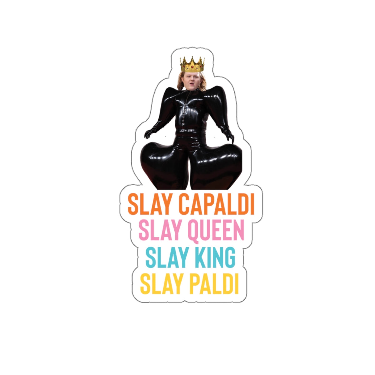 Lewis Capaldi Kiss-Cut Stickers - Slay Capaldi