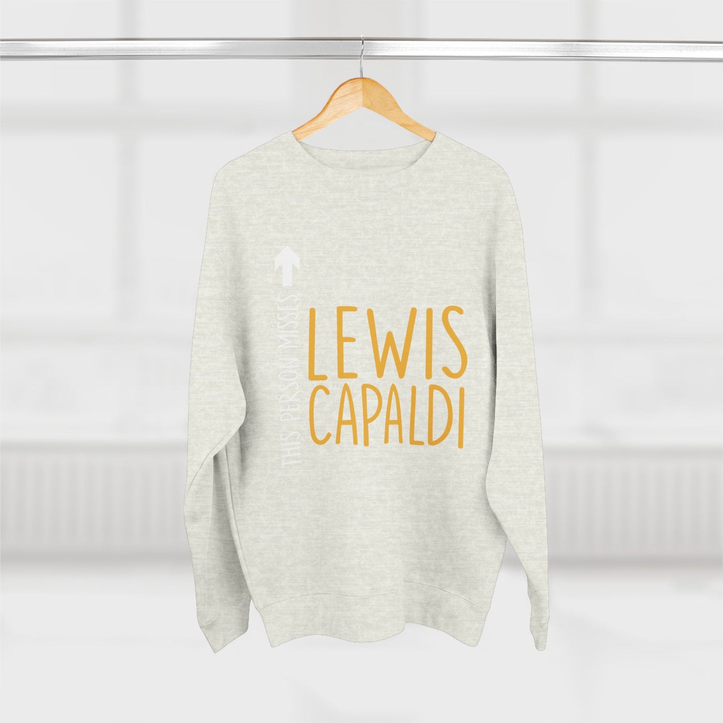 Lewis Capaldi Unisex Crewneck Sweatshirt - This Person Misses Lewis Capaldi