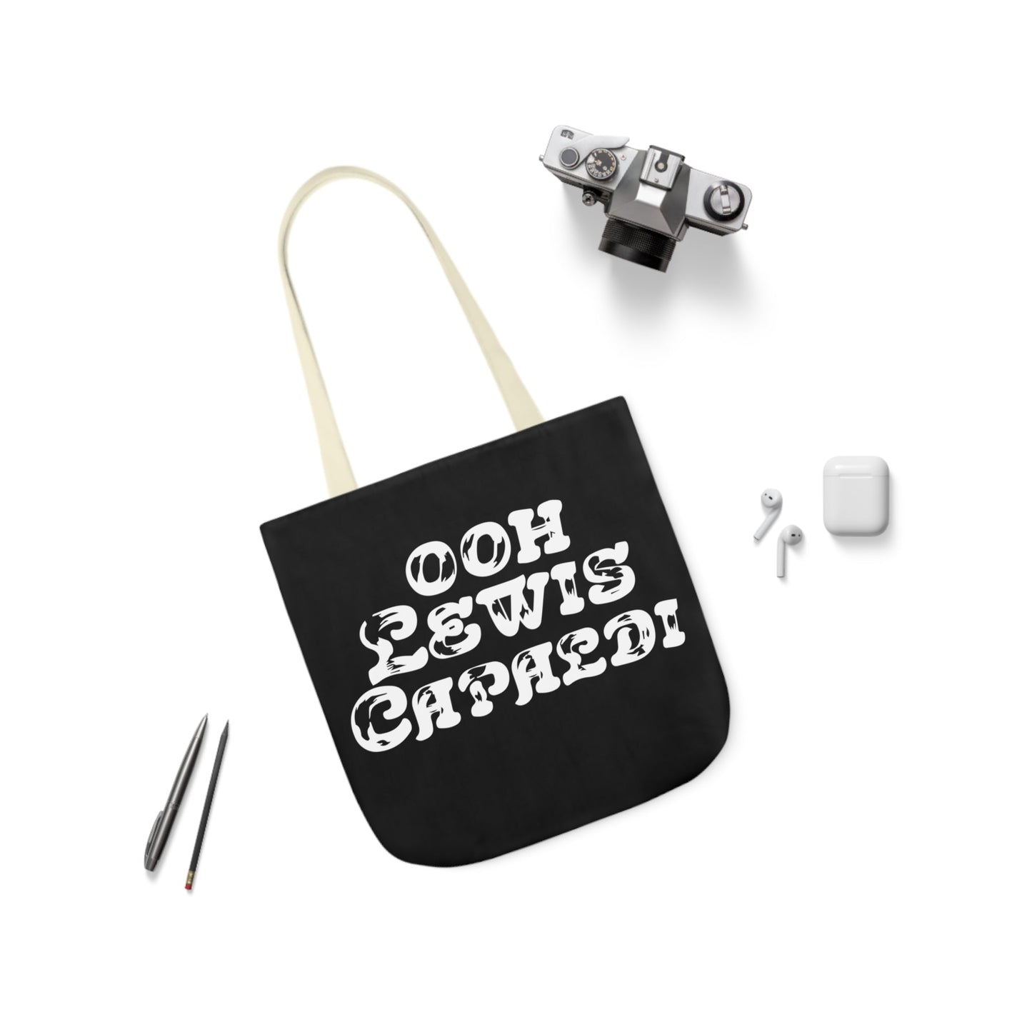 Lewis Capaldi Canvas Tote Bag - Ohh Lewis Capaldi