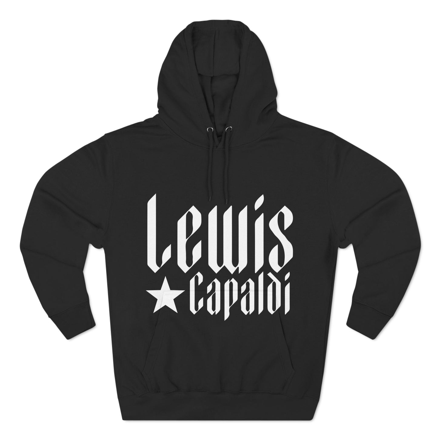 Lewis Capaldi Three-Panel Fleece Hoodie - Writing