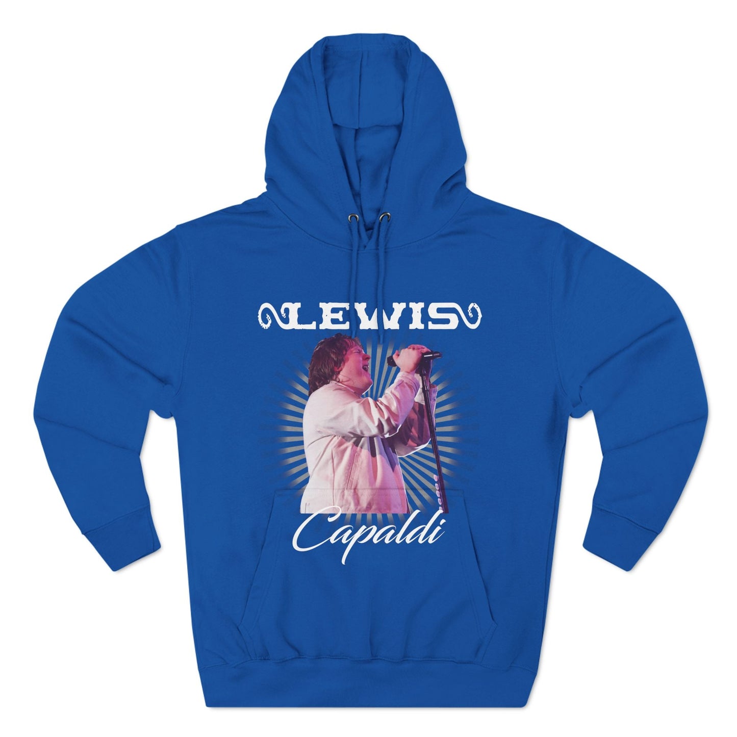 Lewis Capaldi Three-Panel Fleece Hoodie - Graphic