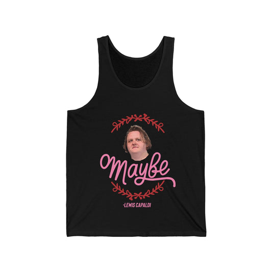 Lewis Capaldi Unisex Jersey Tank Top - Maybe