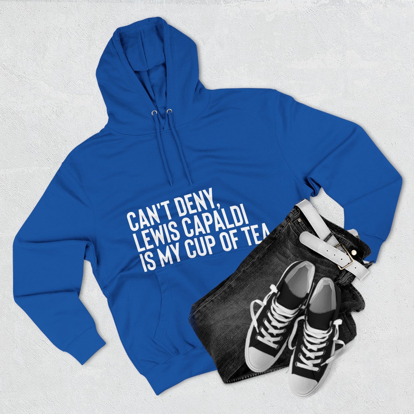 Lewis Capaldi Three-Panel Fleece Hoodie - Can't deny Lewis Capaldi is my cup of tea