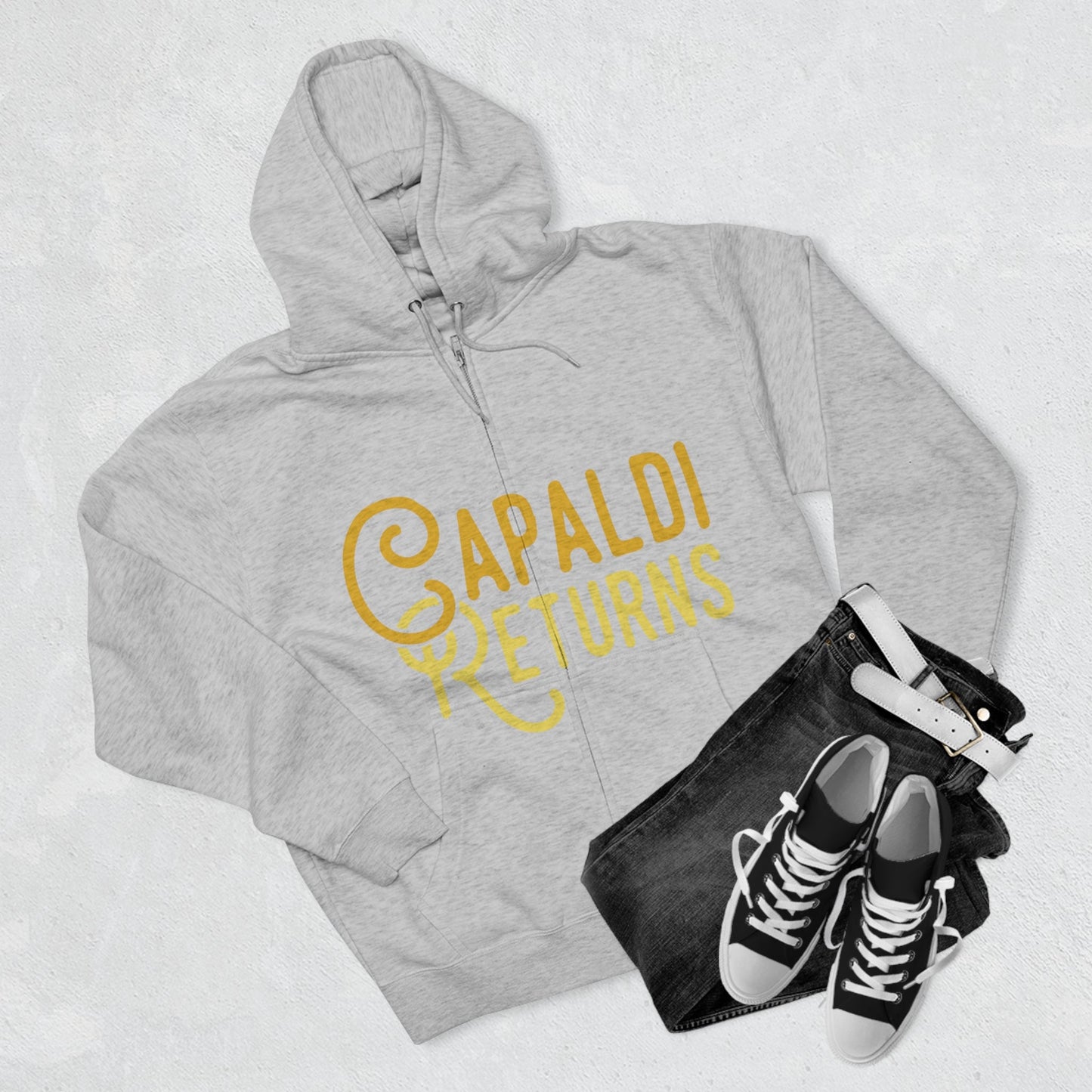 Lewis Capaldi Unisex Zip Hoodie - Capaldi Returns